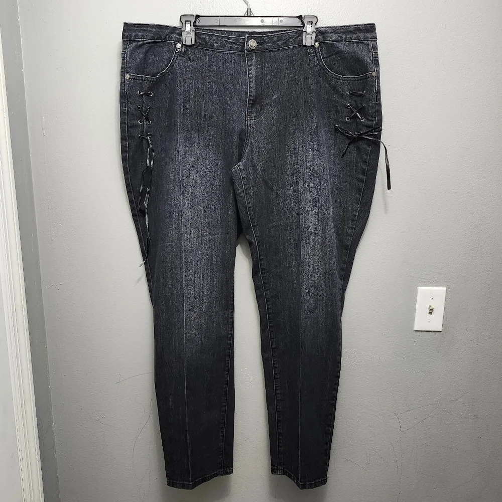Ashley Stewart women's jeans size 22 black